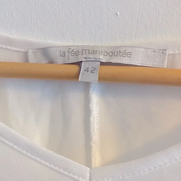 White Sheer Top - Picture 3 of 3